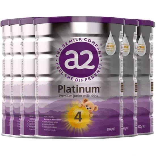 【a2白金 新西兰直邮】【富腾达快线】【6罐】a2白金 婴幼儿高端配方牛奶粉 4段 6罐  （4岁以上）保质期：2026.10左右