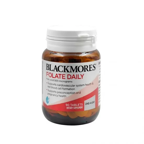 Blackmores 澳佳宝/葆丽美 Folate叶酸片90粒 保质期:2026年2月 Blackmores 澳佳宝/葆丽美 Folate叶酸片90粒 保质期:2026年2月