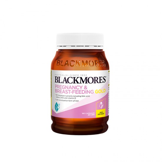 【因天气原因产品融化无法理赔】BLACKMORES澳佳宝孕妇专用黄金营养素180粒 
