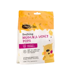 Comvita 康维他儿童麦卢卡蜂蜜三味棒棒糖 15粒装  保质期2028.3