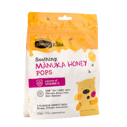Comvita 康维他儿童麦卢卡蜂蜜三味棒棒糖 15粒装  保质期2028.3