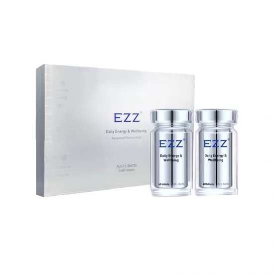 【包邮】【礼盒装】EZZ NMN基因能量片 60片*2瓶 礼盒装 