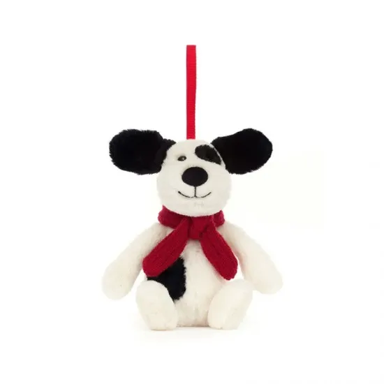 Jellycat Bashful Puppy Decoration 害羞小狗圣诞挂件 H13 X W6 CM