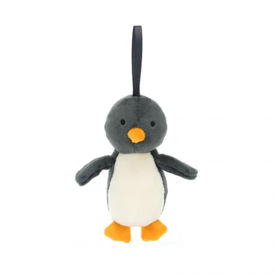 Jellycat Festive Folly Penguin 欢乐节庆企鹅玩偶挂件 尺寸：H10 X W4 CM