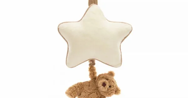 Jellycat Barthlomew Bear Musical Pull 巴塞罗小熊音乐拉铃