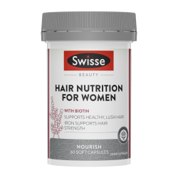 Swisse 女士生发片 防脱发护发养发营养胶囊 60粒 健康头发 强韧发质 保质期2028.1