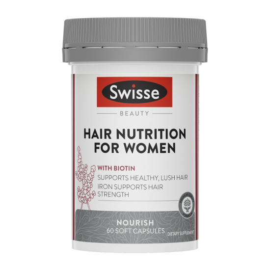 Swisse 女士生发片 防脱发护发养发营养胶囊 60粒 健康头发 强韧发质 保质期2028.1