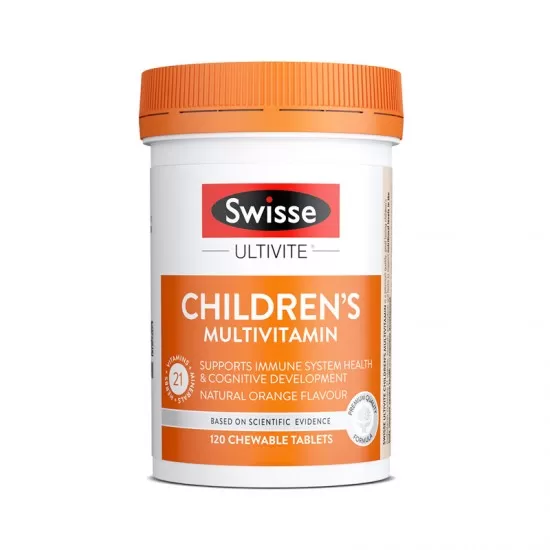 Swisse儿童维生素儿童复合维生素矿物质咀嚼片120粒 保质期2026