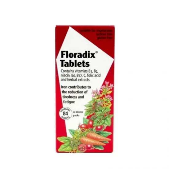 Floradix 红印 补铁有机营铁元 维他命补铁片 84粒 保质期2026.2 Floradix 红印 补铁有机营铁元 维他命补铁片 84粒 保质期2026.2