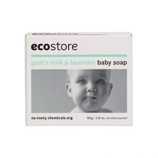 Eco Store 纯天然 婴儿羊奶皂薰衣草润肤皂 80g Eco Store 纯天然 婴儿羊奶皂薰衣草润肤皂 80g