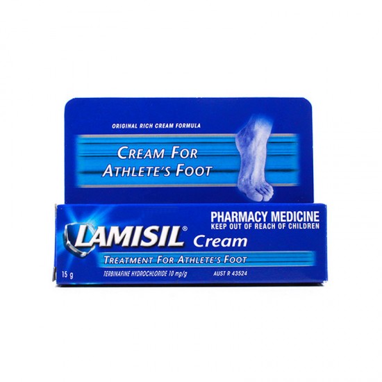 Lamisil cream 脚气膏杀菌止痒正品脚汗臭痒水泡型 15g 保质期2025.10