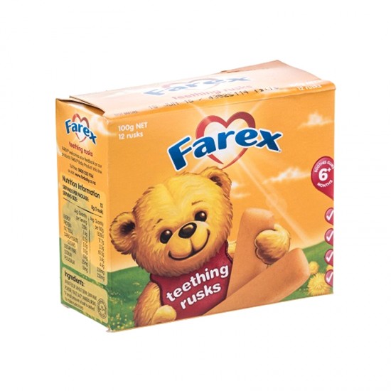 【超市采购】Farex 小熊婴儿磨牙饼干100g